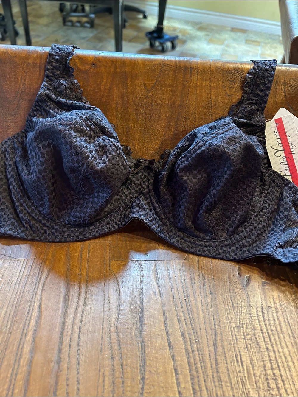 Fit Fully Yours Lace-Trim Full Coverage Underwire Bra 32D NWT